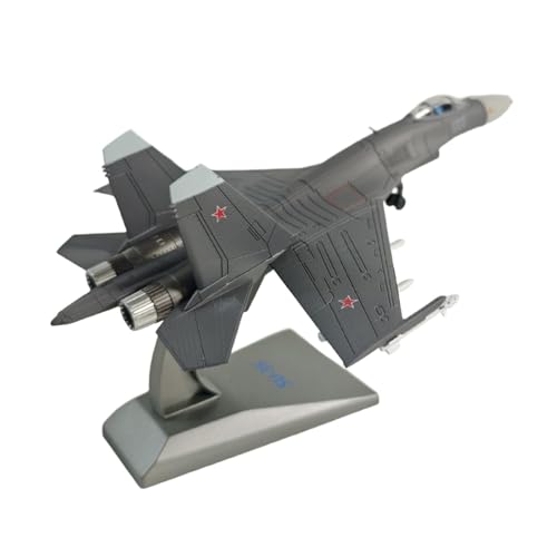 Dickly 1/100 Kampfjet-Replik, Druckguss-Flugzeugmodell, Desktop-Dekorationssammlung, realistisch mit Basisflugzeugmodell für Schlafzimmer von Dickly