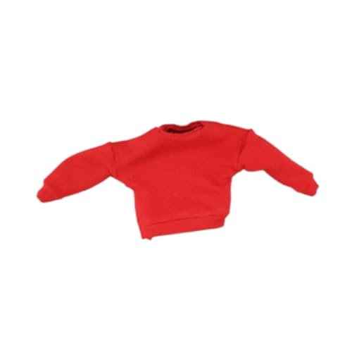 Dickly 1/12 Puppengestricke Pullover Dress Up Puppenkleidung Doll Outifits für 6 Zoll Figur Körper, Rot Dickly 1/12 Puppengestricke Pullover Dress Up Puppenkleidung Doll Outifits für 6 Zoll Figur Körper, Rot von Dickly