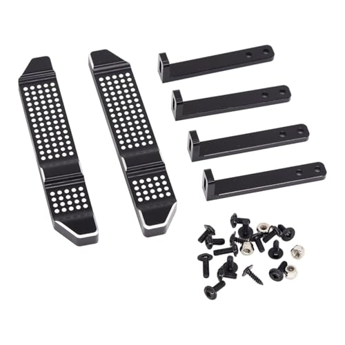 Dickly 1/12 RC -Auto -Pedale 1 Paar, direkt ersetzt, tragbar einfach zu installierende Zubehör -Aluminiumlegierung für D90 D91 D99s, Schwarz Dickly 1/12 RC -Auto -Pedale 1 Paar, direkt ersetzt, tragbar einfach zu installierende Zubehör -Aluminiumlegierung für D90 D91 D99s, Schwarz von Dickly
