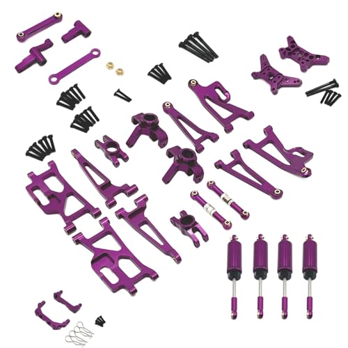 Dickly 1/14 RC Cars Metall Ersatzteile, 1/14 RC Trucks Ersetzt 14209 14210 RC Car Metallteile 14209 Teile, violett von Dickly