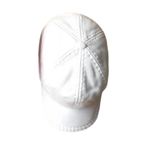 Dickly 1/6 Maßstab Actionfigur Hut Fashion Dress Up Rostber Realistic Baseball Cap Mini für 12 '' weibliche Puppenzubehör, Weiß von Dickly