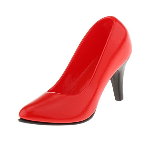 Dickly 1/6 Womans Fashion High Heel Schuhpumpe für 12 Zoll Figuren, Rot von Dickly