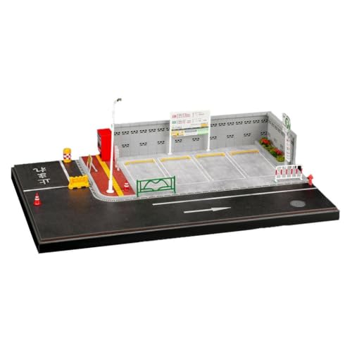 Dickly 1/64 Maßstab Parkplatz Diorama Spielzeugauto Aufbewahrung Ornament mit Licht Mikro Landschaft Organizer Miniatur Landschaft Modell Dickly 1/64 Maßstab Parkplatz Diorama Spielzeugauto Aufbewahrung Ornament mit Licht Mikro Landschaft Organizer Miniatur Landschaft Modell von Dickly