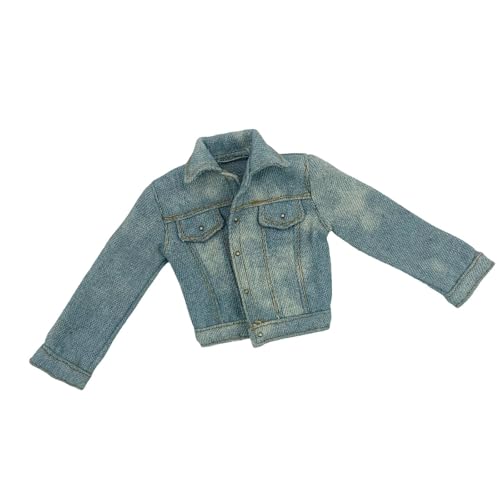 Dickly 1: 6 weibliche Action -Figur -Jacke Doll Kleidung Outfit für 12 -Zoll -Figuren weiblicher Figuren, Hellblau Dickly 1: 6 weibliche Action -Figur -Jacke Doll Kleidung Outfit für 12 -Zoll -Figuren weiblicher Figuren, Hellblau von Dickly