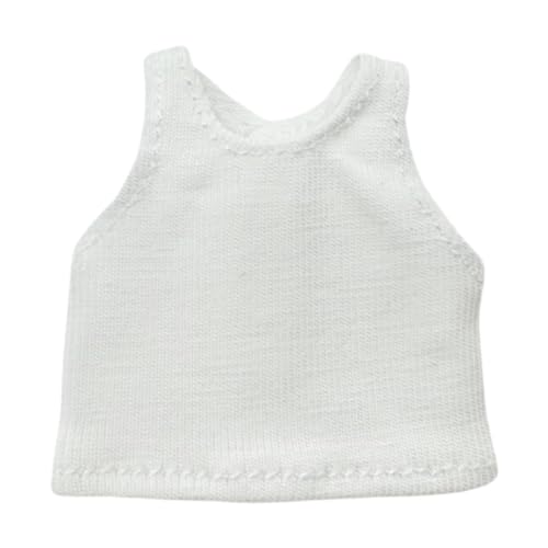 Dickly 1:12 Strickweste Puppenpullover Top Dress up für 5,51 Zoll Actionfigur Prinzessinnenpuppe, Weiß Dickly 1:12 Strickweste Puppenpullover Top Dress up für 5,51 Zoll Actionfigur Prinzessinnenpuppe, Weiß von Dickly