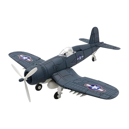Dickly 1:48 Bausätze DIY Flugzeug Handwerk Junge Spielzeug Flugzeug Modell 3D Puzzles, Navy blau von Dickly