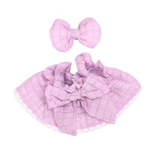 Dickly 15 cm Puppenkleid, Puppenkleid, Süßes Kostüm mit Mini Kopfschmuck, Modische Süße Puppenkleidung, Mädchen Puppenkleidung Als Geschenk Zum Geburtstag, LILA Dickly 15 cm Puppenkleid, Puppenkleid, Süßes Kostüm mit Mini Kopfschmuck, Modische Süße Puppenkleidung, Mädchen Puppenkleidung Als Geschenk Zum Geburtstag, LILA von Dickly