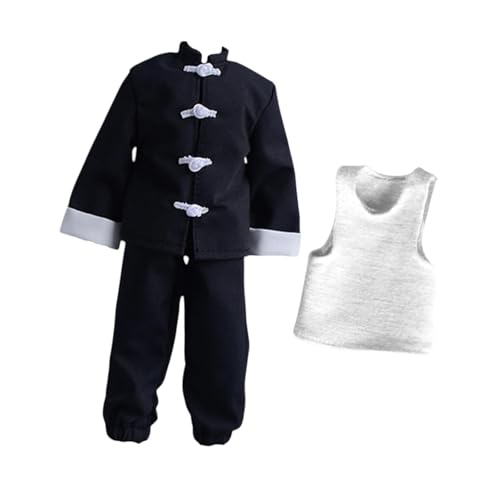 Dickly 3 Stücke 1/12 Mantel- und Hosenweste, handgefertigte Puppenkleidung, Miniaturbekleidungskostüm für 6 Zoll männliche Figuren Dress -up ACCS, Kruppierte Hosenset Dickly 3 Stücke 1/12 Mantel- und Hosenweste, handgefertigte Puppenkleidung, Miniaturbekleidungskostüm für 6 Zoll männliche Figuren Dress -up ACCS, Kruppierte Hosenset von Dickly