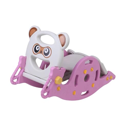 Dickly 3-in-1-Babyrutsche, Schaukelspielzeug, Schaukelpferd für im Alter von 1–6 Jahren, Kletterer, Spielplatz, Rosa Dickly 3-in-1-Babyrutsche, Schaukelspielzeug, Schaukelpferd für im Alter von 1–6 Jahren, Kletterer, Spielplatz, Rosa von Dickly