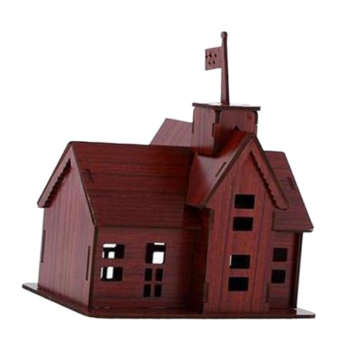 Dickly 3D-Puzzle, Architektur, Rätsel, Hüttenbau, DIY-Kits, Puppenhaus-Modell von Dickly