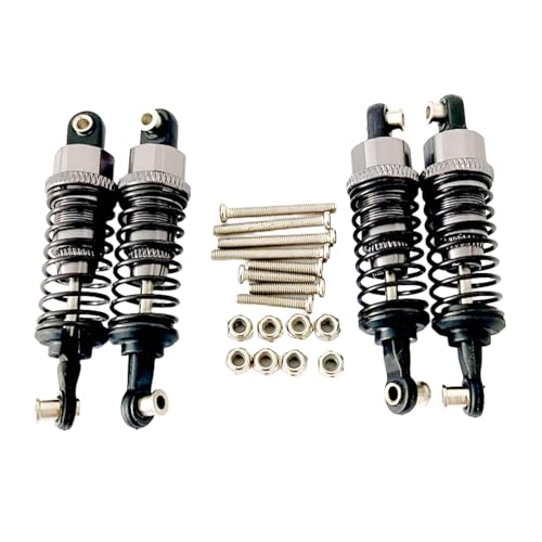 Dickly 4 stück Öl Stoßdämpfer für RC Auto Dämpfer Set 1/12 1/16 Skala für MN99S B24, Titan Dickly 4 stück Öl Stoßdämpfer für RC Auto Dämpfer Set 1/12 1/16 Skala für MN99S B24, Titan von Dickly