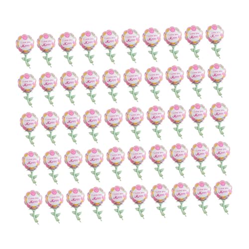 Dickly 50 Stücke Muttertag Ballons Ornament Zum Jubiläumsfeier Festlich von Dickly