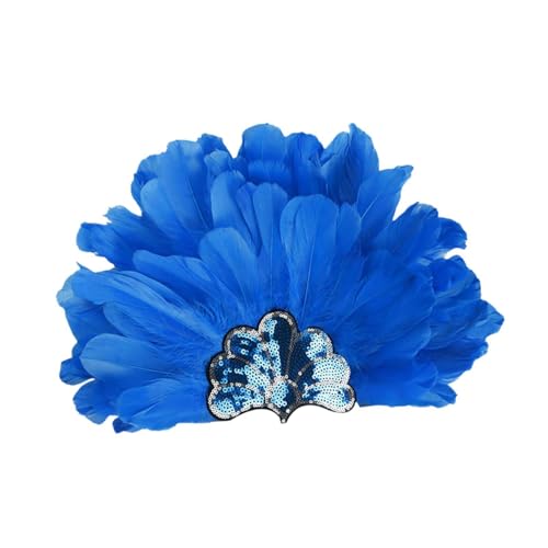 Dickly American Chief Indian Native Hut Feather Kopfschmuck Erwachsene Kopfbedeckung für Cosplay, Dunkelblau von Dickly