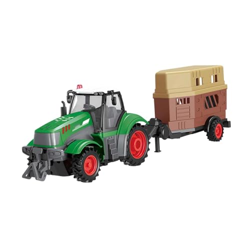 Dickly Bauernhof-Traktor-LKW-Spielzeug, Landwirtschaftsspielzeug, reibungsbetriebener BAU-LKW-Spielzeug für Kinder, Viehtransporter Dickly Bauernhof-Traktor-LKW-Spielzeug, Landwirtschaftsspielzeug, reibungsbetriebener BAU-LKW-Spielzeug für Kinder, Viehtransporter von Dickly