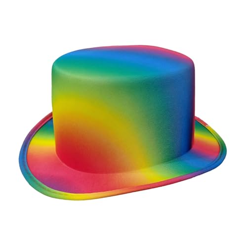 Dickly Bunte Zylinderhut-Requisite für Erwachsene, für Maskerade, Cosplay, Halloween, Karneval Dickly Bunte Zylinderhut-Requisite für Erwachsene, für Maskerade, Cosplay, Halloween, Karneval von Dickly