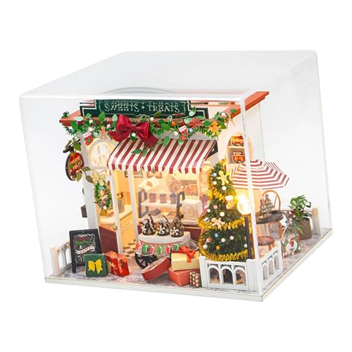 Dickly DIY Miniatur 3D Weihnachten Puppenhaus Kit Handwerk für Home Dekoration Kreative Multifunktionale Handgemachte Licht up Dickly DIY Miniatur 3D Weihnachten Puppenhaus Kit Handwerk für Home Dekoration Kreative Multifunktionale Handgemachte Licht up von Dickly