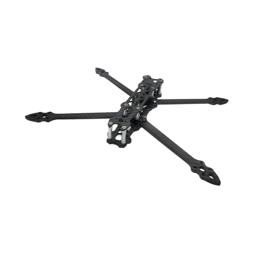 Dickly Drone Rahmen Quadcopter Rahmen Ersatz Einfache Montage Reparatur Carbon Faser Leichte Teile Quadcopter Rahmen, 5 Zoll von Dickly