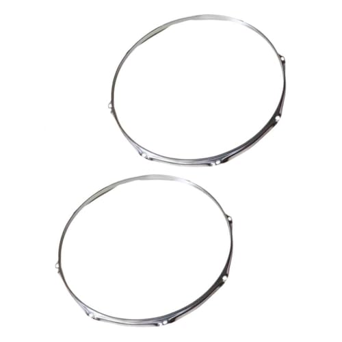 Dickly Drum Hoops für die obere und untere Wartung Reparatur Musikzubehört, 8 in 4 Hole von Dickly