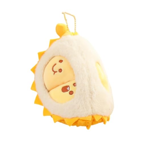 Dickly Durian Plüschspielzeug Geldbeutel Charm Stoffed Doll Anhänger Hanging Ornament für Jungen Mädchen von Dickly