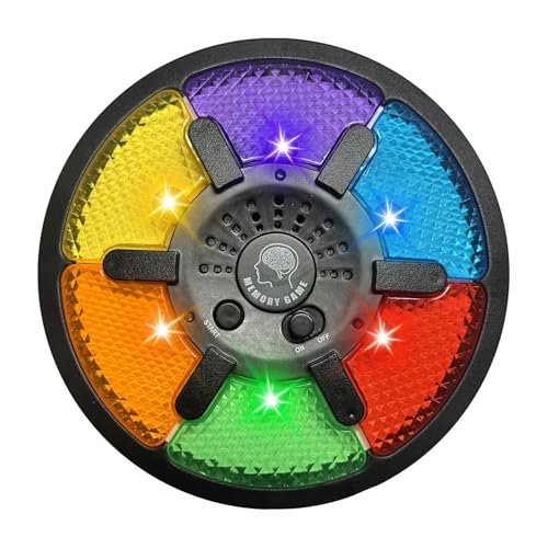 Dickly Elektronisches Memory-Spiel, Farb-Merktafel, beleuchtetes Memory-Spiel mit Lichtern für Erwachsene, Party, Jungen und Mädchen von Dickly