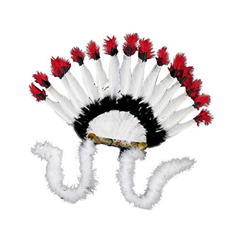 Dickly Feder-Kopfschmuck, Häuptling, Indianerhut, Kopfbedeckung, Foto-Requisiten, Kopfbedeckung, Stirnband für Leistung, Karneval, Kostüm, Maskerade, Stil a Dickly Feder-Kopfschmuck, Häuptling, Indianerhut, Kopfbedeckung, Foto-Requisiten, Kopfbedeckung, Stirnband für Leistung, Karneval, Kostüm, Maskerade, Stil a von Dickly