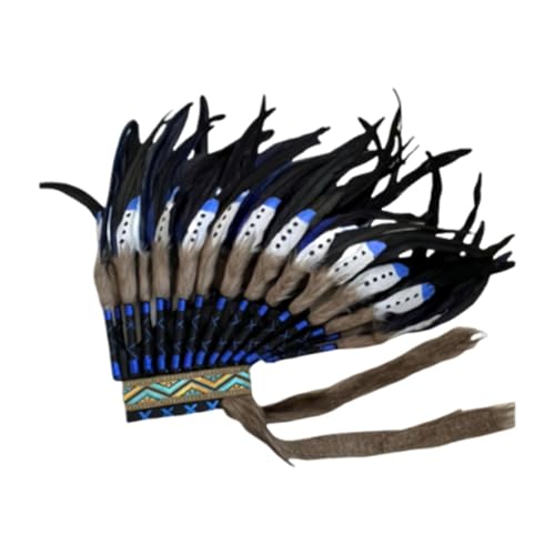 Dickly Federkopfschmuck im indianischen Stil, Foto-Requisiten für Kostüme, Zubehör, Style B Dickly Federkopfschmuck im indianischen Stil, Foto-Requisiten für Kostüme, Zubehör, Style B von Dickly