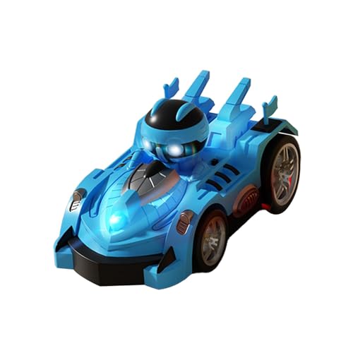 Dickly Fernbedienung Spielzeug Autoscooter Dynamische Musik Lignting Roboter Langlebig Cartoon Fahrzeug Spielzeug, Blau von Dickly