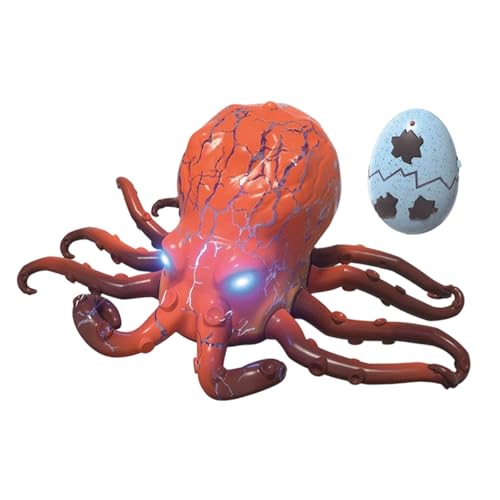 Dickly Fernbedienungs-Oktopus, realistisch, mit LED-Augen, für Jungen, Modell, zum Necken von Katzen und Hunden, elektronisches Tier, RC-Oktopus, Dickly Fernbedienungs-Oktopus, realistisch, mit LED-Augen, für Jungen, Modell, zum Necken von Katzen und Hunden, elektronisches Tier, RC-Oktopus, von Dickly