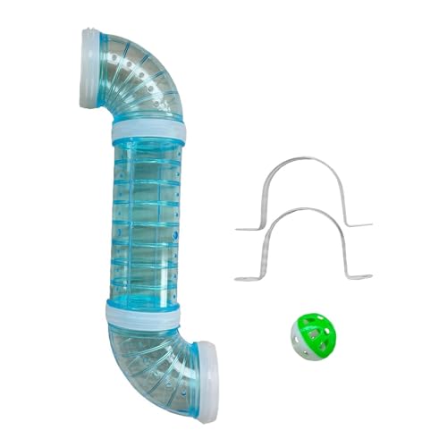 Dickly Geschäftiger Board DIY Teil Early Development Pipe Sensory Board Accessoires DIY Material für Jungen Mädchen, Blau von Dickly