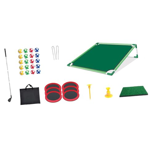 Dickly Golf-Set inklusive Bälle und tragbarer Tasche, Golf-Putting-Übungs-Trainingstool, Einzel-Rack Dickly Golf-Set inklusive Bälle und tragbarer Tasche, Golf-Putting-Übungs-Trainingstool, Einzel-Rack von Dickly