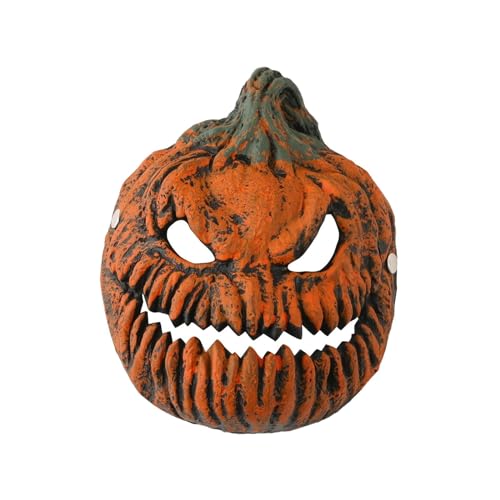 Dickly Halloween-Kürbis-Cosplay-Maske, gruselige Maske, Kopfmaske, Halloween-Lampenabdeckung für Festival, 1 STÜCK von Dickly