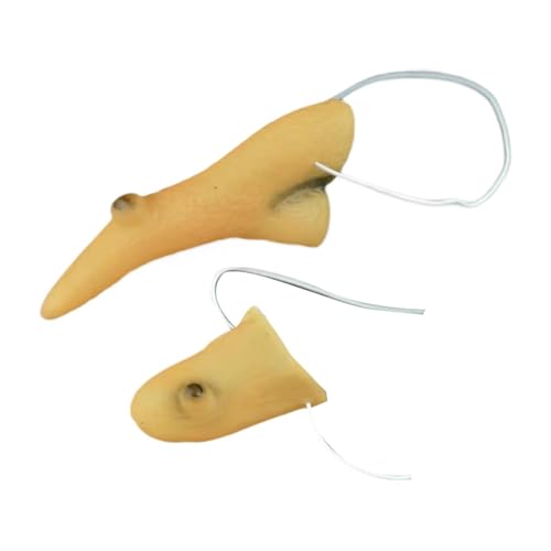 Dickly Hexennase und Kinn Spitze böses Zauberer Kostümzubehör für Karneval von Dickly
