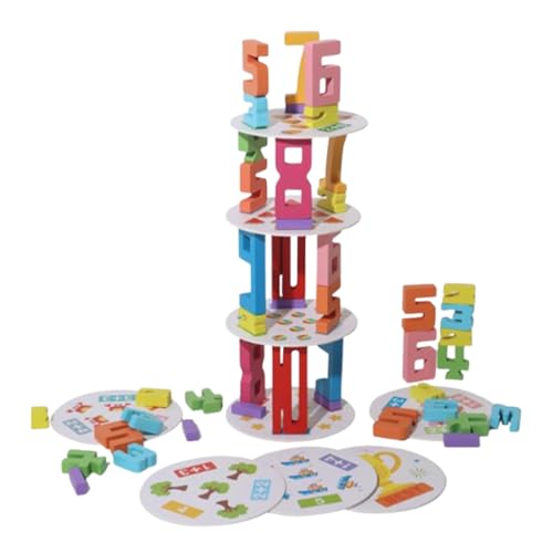Dickly Holzbausteine Balance Wettbewerb Spielzeug Zahlen Farben Lernen Dickly Holzbausteine Balance Wettbewerb Spielzeug Zahlen Farben Lernen von Dickly