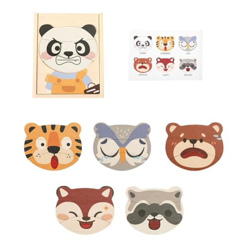 Dickly Holzpuzzles für Kinder, Puzzle, Tierpuzzles, Mix and Match für Kleinkinder ab 3 Jahren Dickly Holzpuzzles für Kinder, Puzzle, Tierpuzzles, Mix and Match für Kleinkinder ab 3 Jahren von Dickly