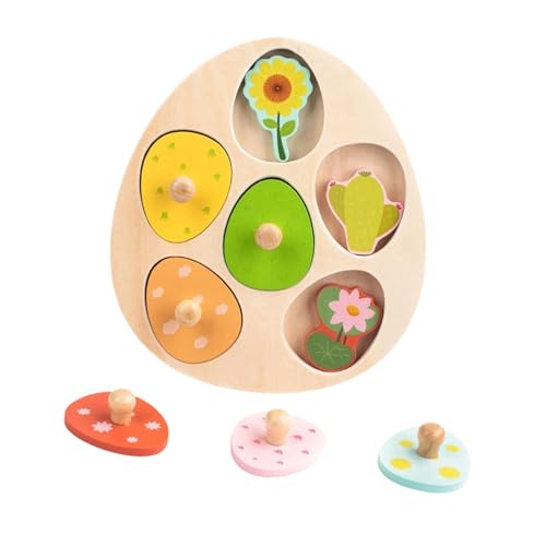 Dickly Holzpuzzles für Kleinkinder, Lernspielzeug, Kleinkindpuzzles, Lernaktivitäten, Blume von Dickly