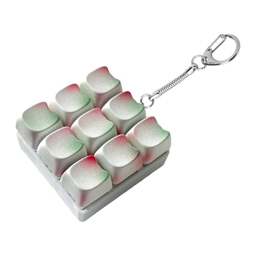 Dickly Keyboard Fidget Schlüsselanhänger, Mechanische Zubehör, Leichtes Kompaktes Spielzeuggeschenk für Erwachsene für Die Geburtstagsparty Im Büro , 9 Schlüssel 6cmx6cmx3cm Dickly Keyboard Fidget Schlüsselanhänger, Mechanische Zubehör, Leichtes Kompaktes Spielzeuggeschenk für Erwachsene für Die Geburtstagsparty Im Büro , 9 Schlüssel 6cmx6cmx3cm von Dickly