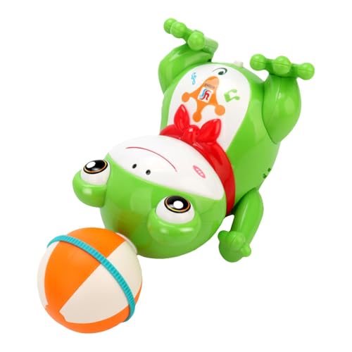 Dickly Kinder Elektrische Frosch Spielzeug Cartoon Interaktive Rotierenden Ball Licht Musik von Dickly