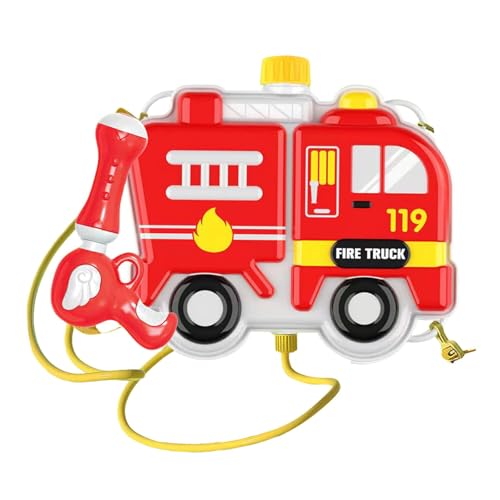 Dickly Kinderrucksack, Wasserspielzeug, Feuerwehrmann, Rollenspiel, Kindergeschenk, Outdoor-Poolspielzeug für Schwimmbad, Hof, Strandparty im Freien, Lastwagen Dickly Kinderrucksack, Wasserspielzeug, Feuerwehrmann, Rollenspiel, Kindergeschenk, Outdoor-Poolspielzeug für Schwimmbad, Hof, Strandparty im Freien, Lastwagen von Dickly