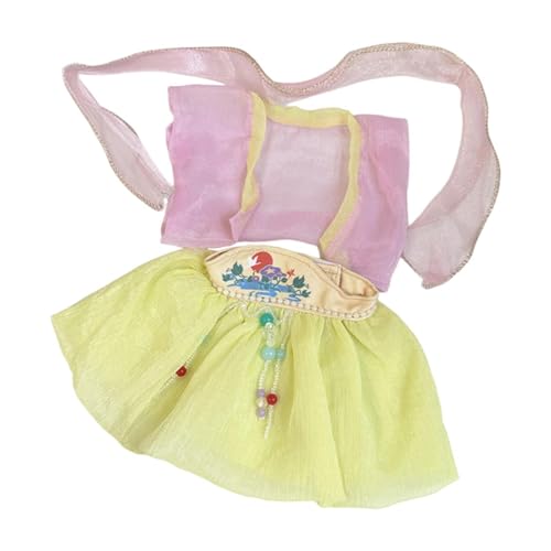 Dickly Kleidungsset für 38 cm Große Plüschpuppen, Cosplay Und Foto Requisiten, Gelb Dickly Kleidungsset für 38 cm Große Plüschpuppen, Cosplay Und Foto Requisiten, Gelb von Dickly