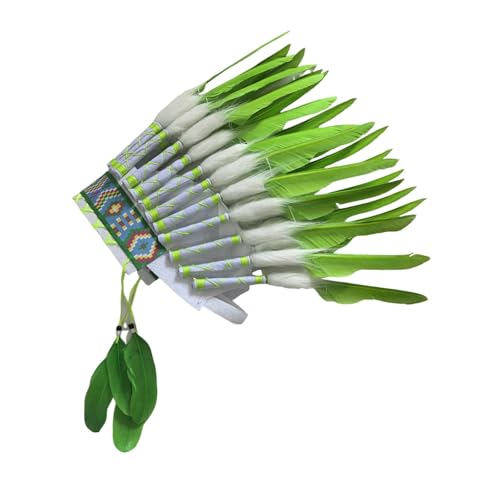 Dickly Künstliche Feder Indianer Kopfschmuck Foto Requisiten Chief Indian Hut für Halloween Dickly Künstliche Feder Indianer Kopfschmuck Foto Requisiten Chief Indian Hut für Halloween von Dickly