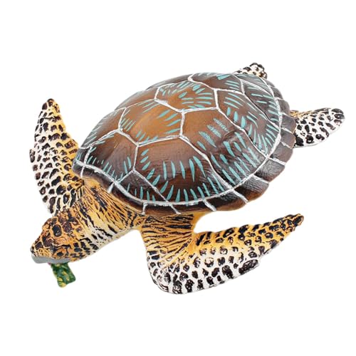 Dickly Meeresschildkröten-Figur, realistische Tierfigur, Heimdekoration, frühes Lernspielzeug für Mädchen und Jungen, Kinderparty, Geburtstagsgeschenk von Dickly