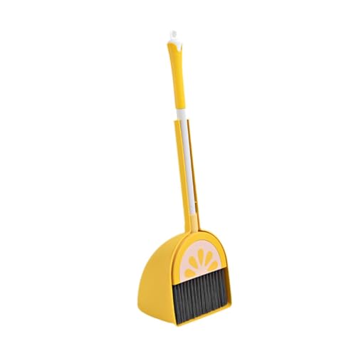 Dickly Mini - mit Dustpan für Kinder Little Housekeeping Helfer Set Kleinkinder Set, Zitronengelb von Dickly