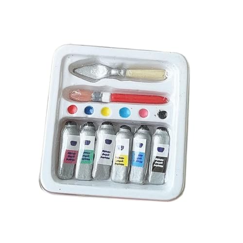 Dickly Miniatur -Lackbox Miniaturpuppenhauszubehör 1/12 Dekoration Ornament für DIY von Dickly
