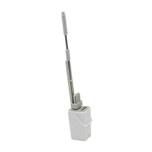 Dickly Miniatur-Mopping House Tool Kleiner Mopp so tun, als würde Man Hausarbeit Spielen, als Mini-Kinder Mop für Kindergartenalter 3-6 Jahre alt zu Spielen, Weiß von Dickly