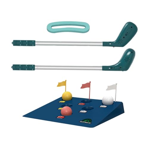 Dickly Minigolf-Spielzeug, Geschenke für Golfer, Familienspiel-Dekorationen, Lernspielzeug, Outdoor-Spielzeug, Gartengolf, Indoor-Spiele, Golfschläger-Set von Dickly