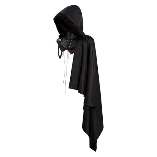 Dickly Mittelalterliche Schal -Kapuze -Dekoration Halbschulter Cape für Halloween -Themenparty Dickly Mittelalterliche Schal -Kapuze -Dekoration Halbschulter Cape für Halloween -Themenparty von Dickly