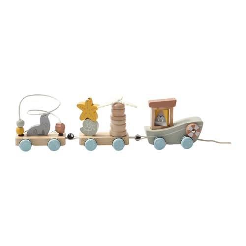 Dickly Nachziehspielzeug, Lernspielzeug Aus Holz, Stapelzug für Kinder, Jungen, Dickly Nachziehspielzeug, Lernspielzeug Aus Holz, Stapelzug für Kinder, Jungen, von Dickly