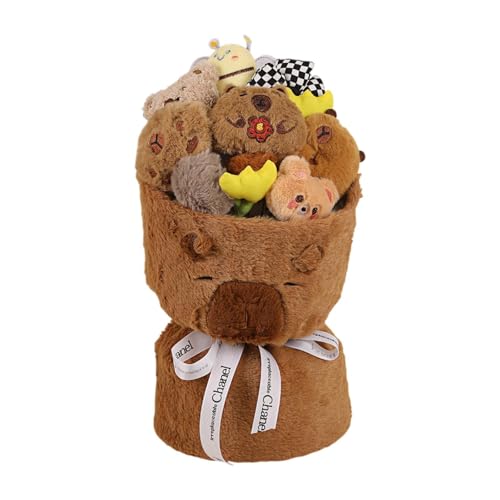 Dickly Plüschpuppenbouquet Stoffed Animal Doll Home Decor Blumenstrauß für Muttertag, Style D Dickly Plüschpuppenbouquet Stoffed Animal Doll Home Decor Blumenstrauß für Muttertag, Style D von Dickly