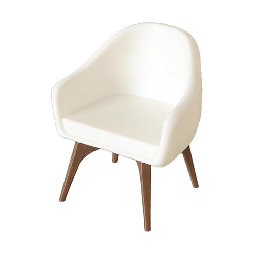 Dickly Puppenhausstuhl, Modell eines Stuhls mit hoher Rückenlehne, Mini-Sessel, Miniaturmöbelspielzeug für DIY-Projekte Dickly Puppenhausstuhl, Modell eines Stuhls mit hoher Rückenlehne, Mini-Sessel, Miniaturmöbelspielzeug für DIY-Projekte von Dickly