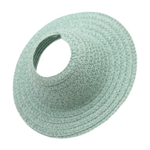 Dickly Puppenhut für Minipuppen, Foto Requisiten, Kopfbedeckung mit Breiter Krempe für 15 cm Puppen, Blau von Dickly